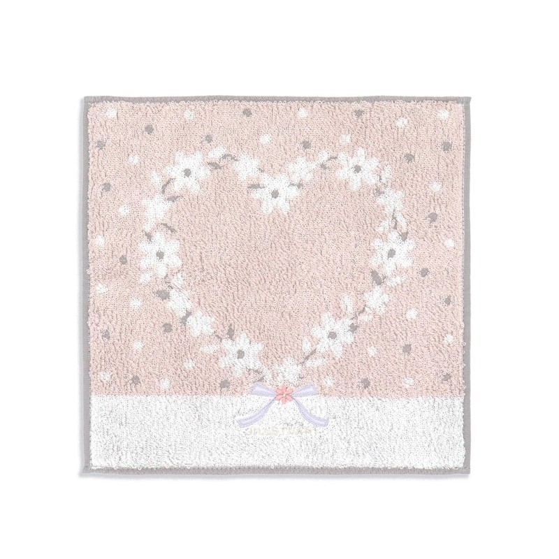 JILLSTUART Cuore Towel Handkerchief, 1 Pack, Pink **