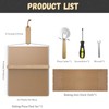 Sliding Pizza Peel, large Pizza Peel Metal Sliding Tray 15"