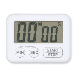 Aswill KT119W Kitchen Timer, Antibacterial, White