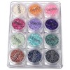 (네일나라)칼라 자개가루 세트 (S2477154) (Nailna) Color Embedded Powder Set (S2477154)
