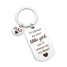 Father Day Gift for Dad Stocking Stuffers Christmas Birthday Thank You Thanksgiving Day Valentines Day Gifts for Father Keychain Present for Best Dad Daddy Ever Gifts from Daughter Son