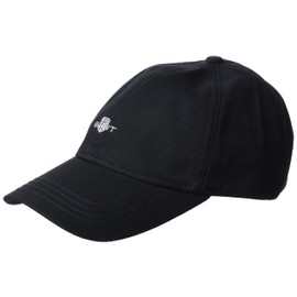 GANT Men's Unisex Shield Cap Shield Logo, black