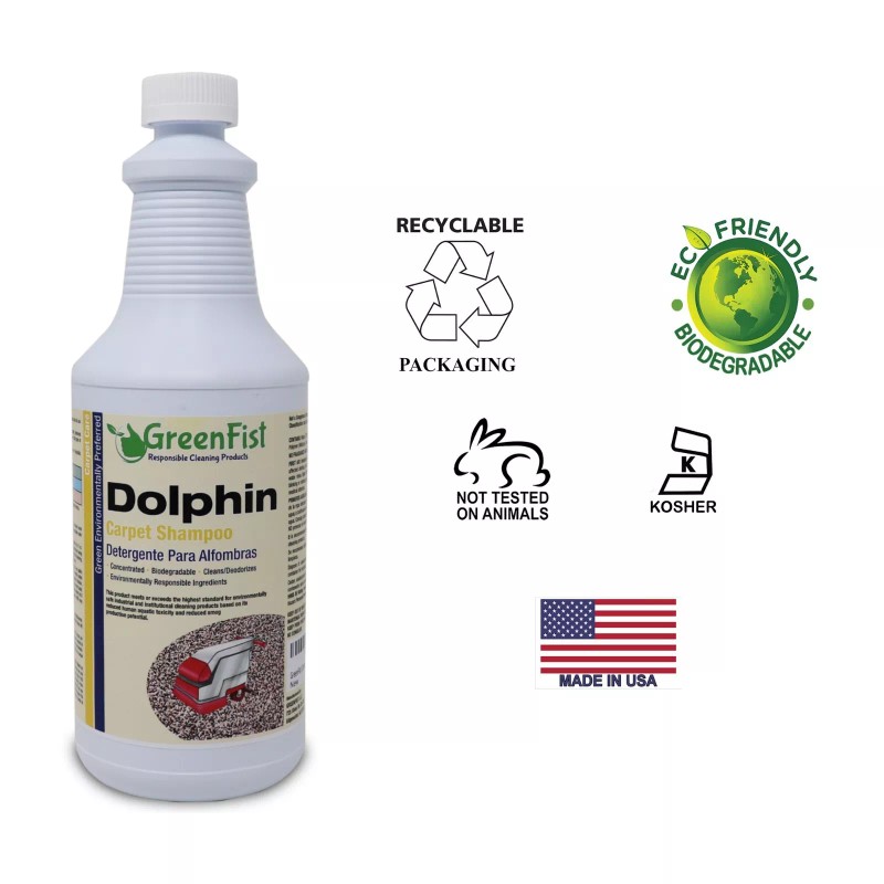 GreenFist Carpet Shampoo Extractor Odor & Stain Remover Concentrated ,