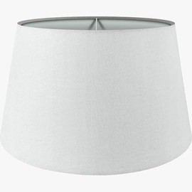 Wogati® Premium Lampshade, E14/E27, Cotton, Various Sizes and Colours, Colour: White, Size: XL, Lampshade for Floor Lamp, Hanging Lamp, Table Lamp