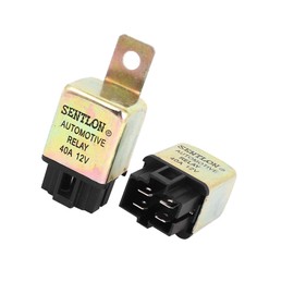 Motoforti 2 Pcs D1503074/388 HKAR-1A12D 4 Pin 12V 14V DC 40A Universal Car Vehicle Motor Fuse Relay Switch Power Long-Lasting
