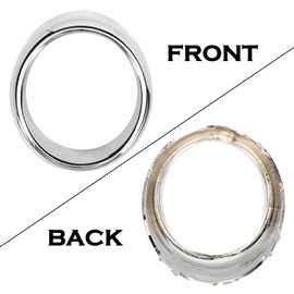 Taesayl Fog Lamp Bezel Chrome Fog Light Cover for G37 2010-2013, M56 M37 2011-2013, G25 2011-2012, Q70 2014 62257-1MS2A 62256-1MS2A
