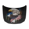 Car Hood Cover Protector American Flag Eagle Design Waterproof Car