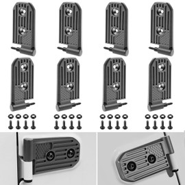Door Hinge Kit for Jeep Wrangler JL JLU Sport Sahara Freedom Rubicon Unlimited Gladiator JT 2018-2024, Fits for Jeep Wrangler JL Heavy Duty Aluminum Alloy 4 Door Hinge Exterior Accessories 8PCS