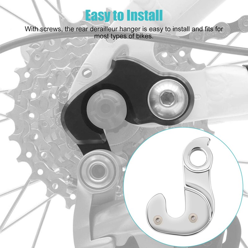 Derailleur Hanger, Bicycle Derailleur Hanger, Aluminium Alloy Mountain Bike Rear