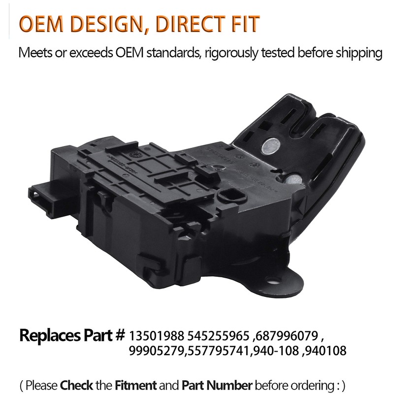FOKES Trunk Lid Latch Compatible with ATS CTS XTS Camaro