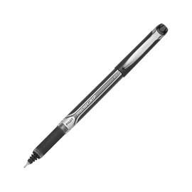 Pilot, Precise Grip Liquid Ink Rolling Ball Stick Pens, Bold Point 1 mm, Black, Pack of 12