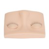 Eyelash Mannequin Head Practice Realistic Half Face Makeup Head Training