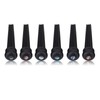 6Pcs Ebony Bridge Pins With Abalone Shell for Acoustic Folk