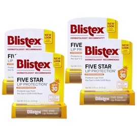 Blistex Five Star - Protección de labios, 15 onzas (paquete de 4)
