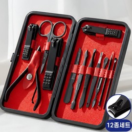Warnie & Nail Clippers Set Portable Nail Clippers, 1 Set, Black / 워니앤 손톱깎이 세트 휴대용 발톱깎이, 1세트, 블랙
