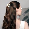 【3色セット】バンスクリップ 三角 マット ヘアクリップ 髪留め 大人可愛い シンプル 韓国デザイン まとめ髪 普段使い