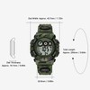 Camouflage Green Kids Watch 7 Colors LED 50M Waterproof Digital