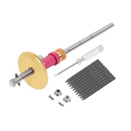 Newkiton Wheel Marking Gauge Plus with Micro Adjust Function, 1 Bearing Wheel Cutter for Soft Wood, 1 Locked Wheel Cutter for Hard Wood, 1 Metal Pin, 10 Woodworking Pencils, 1 Screwdriver Included