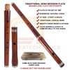 Traditional Irish"BB" Wooden Flute with Hard Wood Case, Rosewood, Two