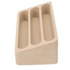 Cocoarm Wooden Business Card Holder, 3 Compartments, Business Card Holder,