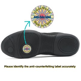 GlideMoves Cheer Shoes Girls Cheerleading Shoes Dancing Training Sneakers Youth Adult Size Women 9 Men 8 Black 41