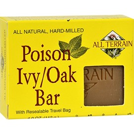 4 Pack of All Terrain Poison Ivy Oak Bar Soap - all Natural - Hard Milled - 4 Ounce