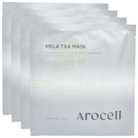 Arocell Mela Tranex TXA mask 4 sheets / heavy weight 43g / 아로셀 멜라 트라넥스 TXA 마스크 4매 / 고중량 43g