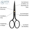 NTS-Solingen Black Edition Dressmaking Scissors Fabric Scissors Sewing Scissors Made