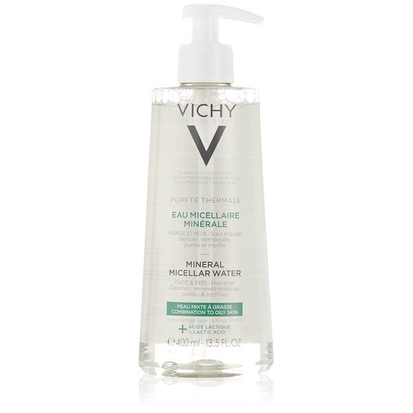 Vichy Pureté Thermal Minéral Micellar Cleansing Fluid 400 ml Colourless 400 ml (Pack of 1)