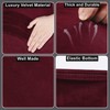 AZHCHKE Stretch Velvet Toilet Tank Lid Cover for Bathroom Super