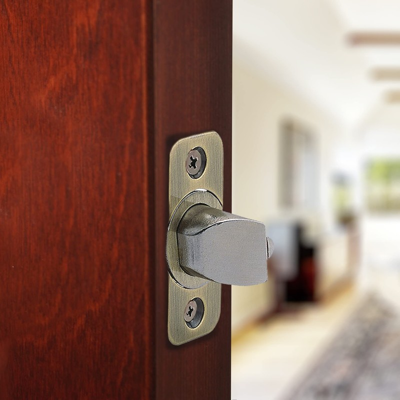 Design House 753848 Universal 6-Way Replacement Entry Latch, Antique Bronze