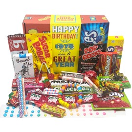RETRO CANDY YUM ~ 1978 48th Birthday Gift Box Nostalgic Candy Assortment from Childhood for 48 Year Old Man or Woman Born 1978 Jr
