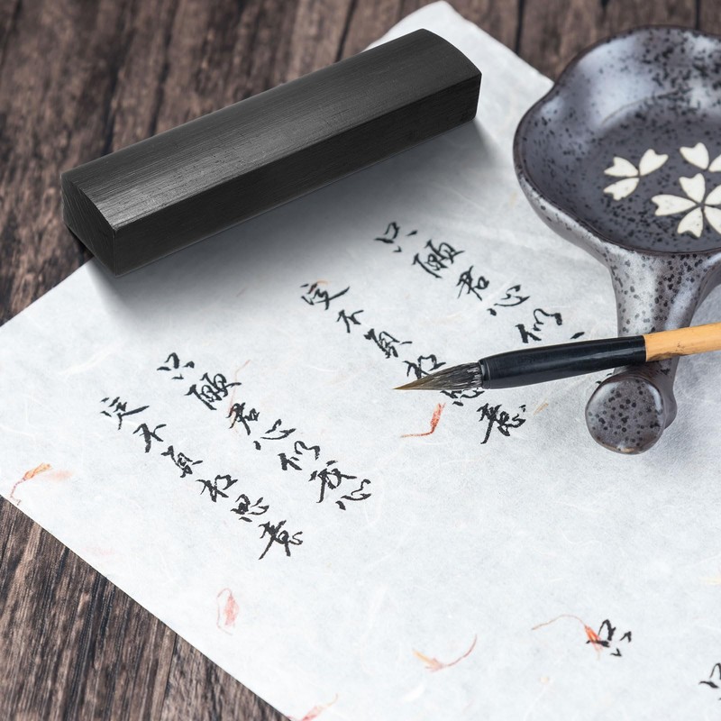 uxcell 1 Pair Calligraphy Paper Weights, 11.8" Wooden Paperweight Desk