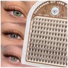 Brown Manga Lash Clusters Anime Lashes Extension C Curl Natural
