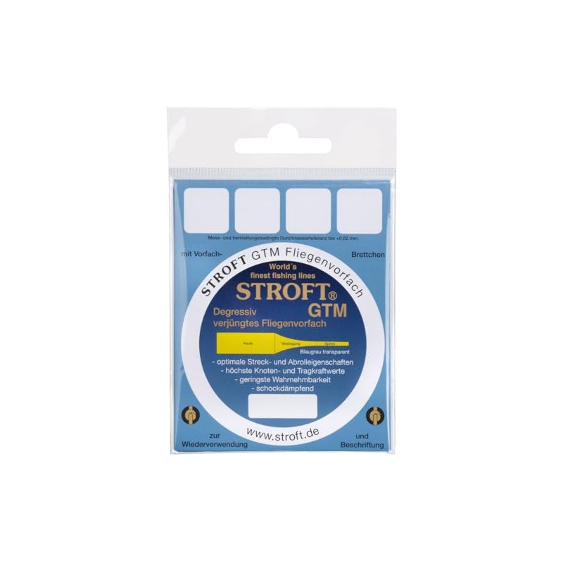 STROFT GTM Fly Leader Drawn Leader 12 ft / 375