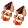 100 Sets Spiked Cone Spike Stud Rose Gold High Hardness