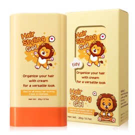 Kids Hair Wax Stick – 2-in-1 Styling & Comb Design, Moisturizing & Non-Greasy Formula for Easy Styling. Compact and Portable, Gentle Hold for All Hair Types, Suitable For Both Adults And Children