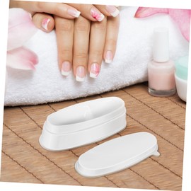 Healvian French Style Nail Dipping Powder Holder Set 3pcs Manicure Trays for DIY Nail Art and Glitter Storage for Home and Salon Use