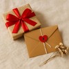 Envelopes with Drawstring Closure, 10 Pieces, White x Heart, 6.3