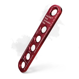 ProClimb 22 kN Rope Termination Plate – Aluminum Rigging Plate for 5/8"–3/4" Kernmantle Rope – Anchor Plate for Vertical Lifeline and Fall Protection