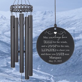 Wind Chime for Housewarming Gifts, New House Wind Chime, New Home Gift Ideas, House Warming Gift for First Home Gift, New House Ornament Gift for Couple, First Home Homeowner Gift, New Home Christmas