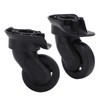 Luqeeg Replacement Luggage Wheels, Pack of 2 Swivel Castor Replacement