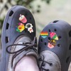 ClcIosis 30 Stück Schuh Zubehör, Anstecker Blumen Schuh Charms Stecker