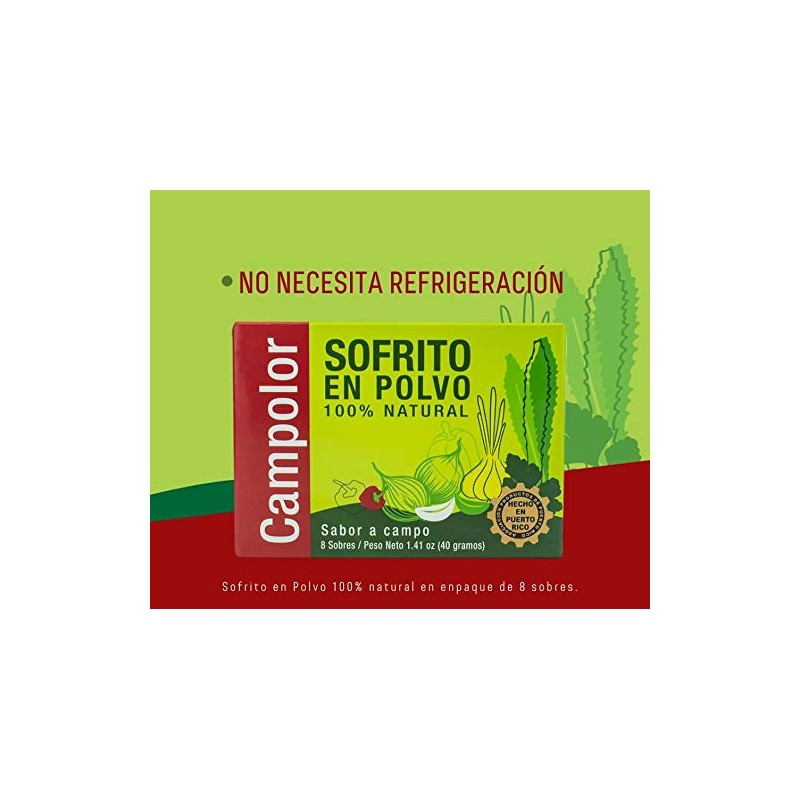 Sofrito en Polvo Campolor (4 Pack) Puerto Rico 🇵🇷