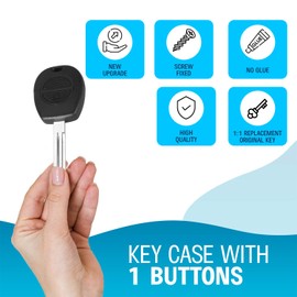 NISSAN MICRA ALMERA PRIMERA - 2 BUTTON REMOTE KEY CASE Phonillico®