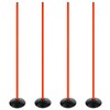 ASENVER Soccer Basketball Training Poles Detachable Agility Poles Training Equipment,