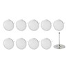 METALLIXITY Upholstery Nail Tacks (19x25x1.2mm) 25Pcs, Iron Flat Head Push