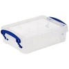 Really Useful Boxes 0.35 Litre Rectangle Really Useful Box Clear