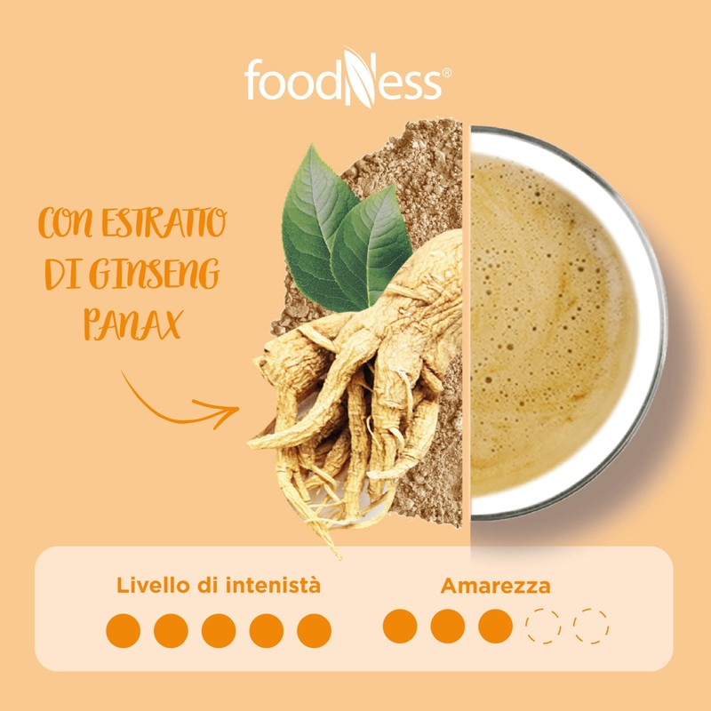 foodNess - 1 Box da 10 Capsule di Ginseng Zero,