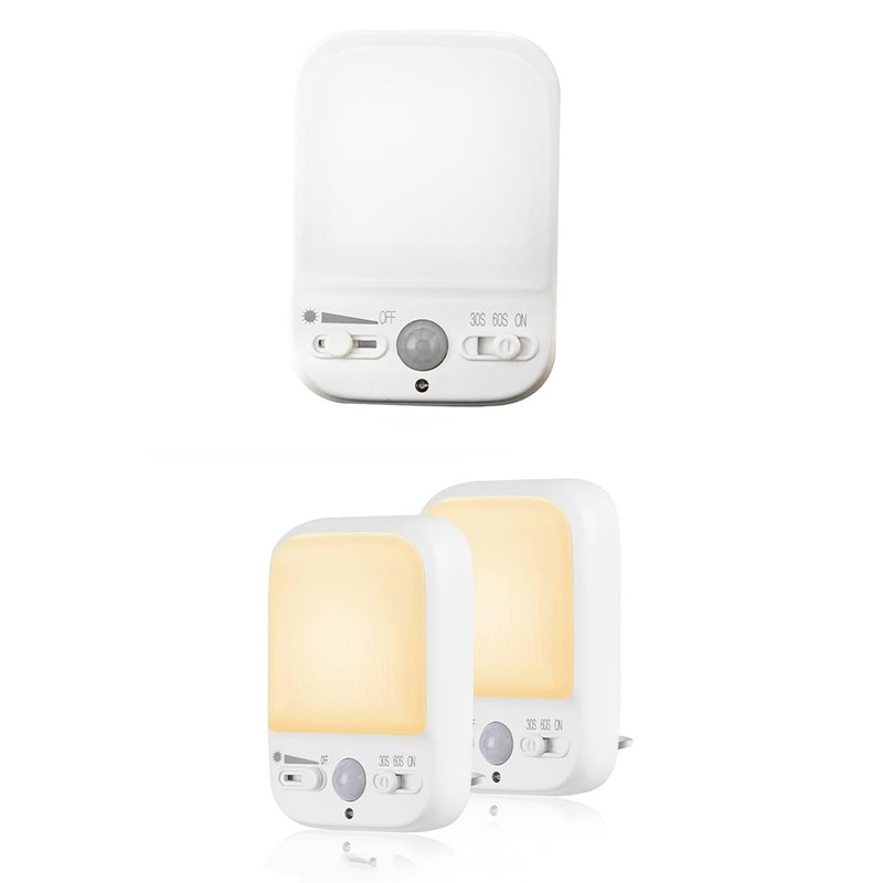 LIWEARE Night Light Socket, LED Night Light Socket with Twilight